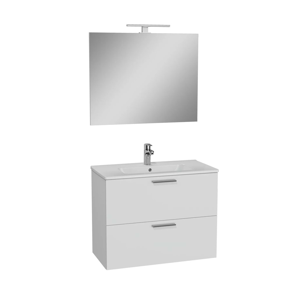 VİTRA MİA LAVABO DOLABI SETİ BEYAZ 80 CM