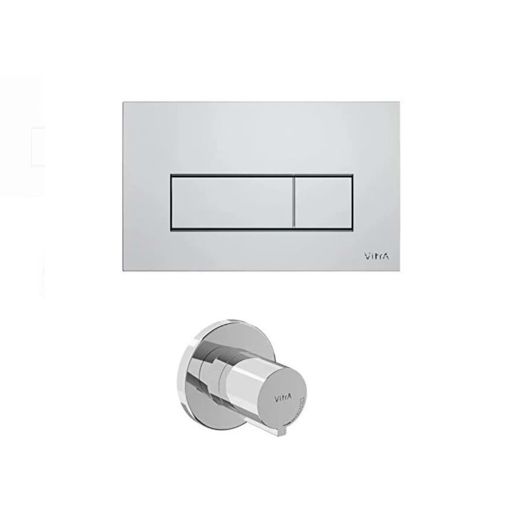 Vitra V8 Gömme Rezervuar Sıva Üstü Grubu (Root Square) 800-2032