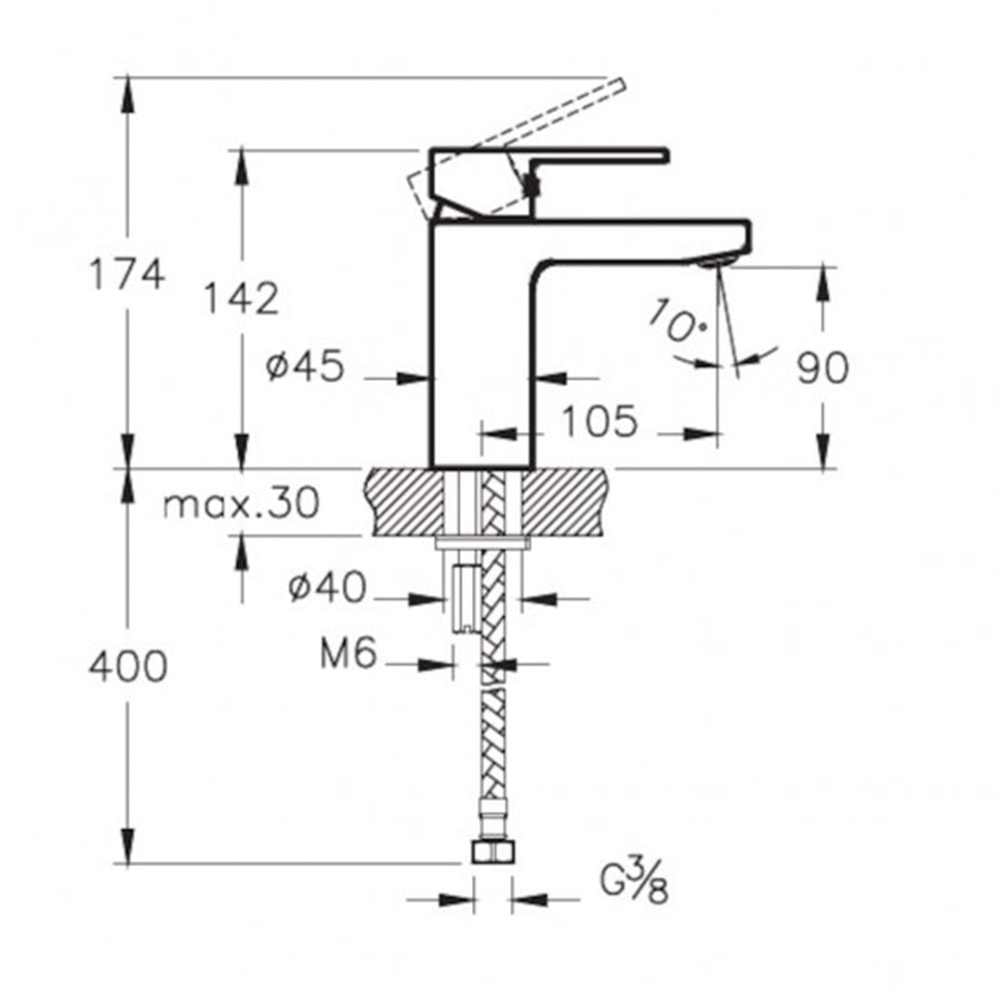 Artema Fold S Lavabo Bataryası A42532