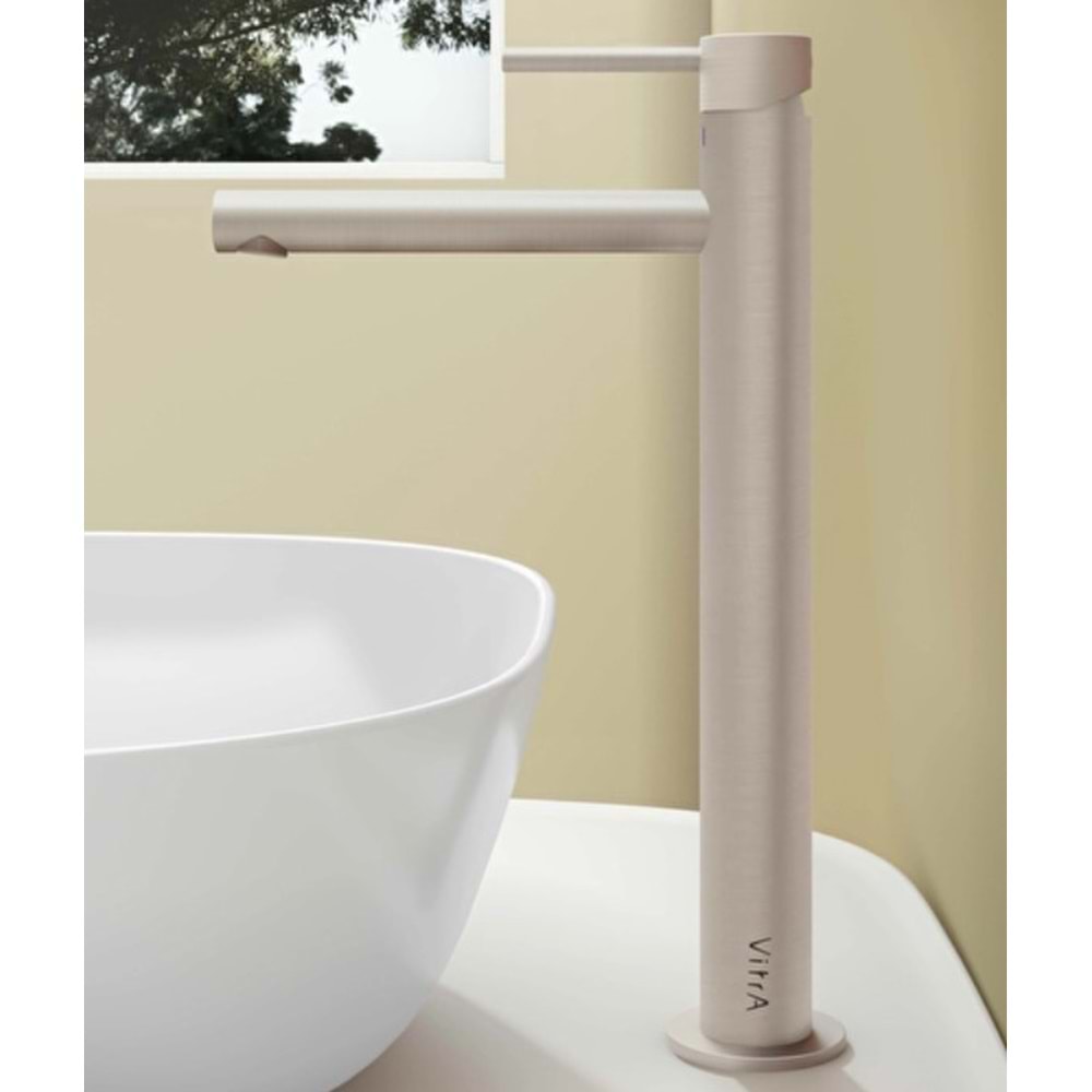 VİTRA ORİGİN LAVABO BATARYASI ÇANAK LARGE FIRÇALI NİKEL