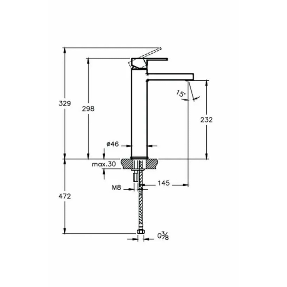 Artema Fold S Yüksek Lavabo Bataryası A42677