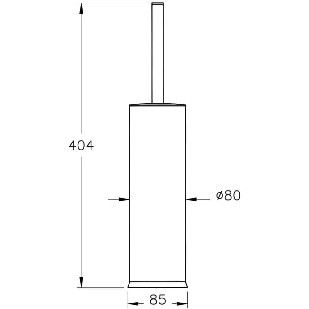 Vitra Base 300 Tuvalet Fırçalığı Krom A44155