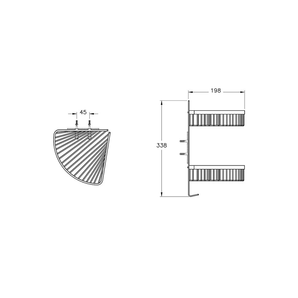 Vitra Base 400 Süngerlik İkili Siyah A4416036