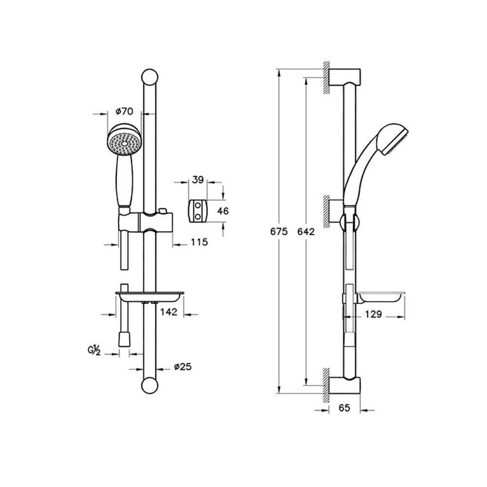 ARTEMA SOLO C SÜRGÜLÜ EL DUŞU TAKIMI