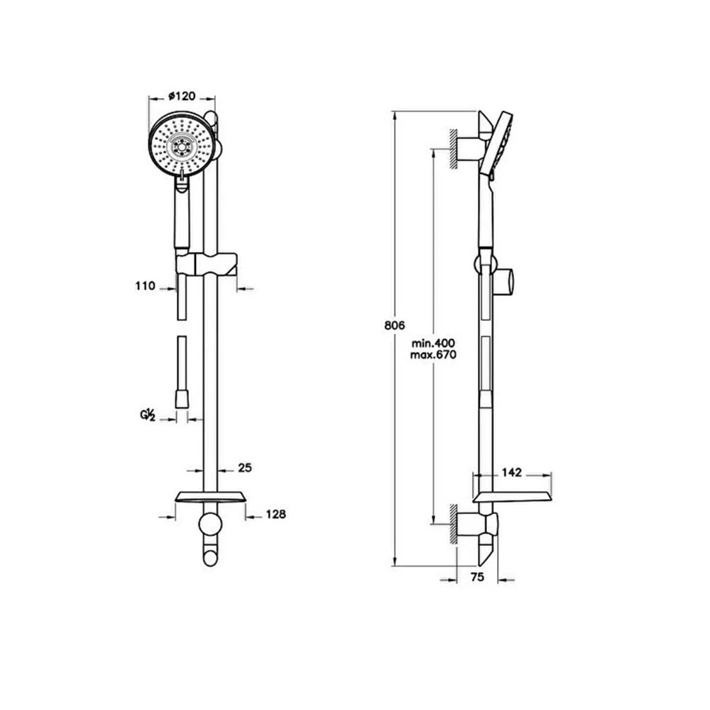 ARTEMA MASTER SLOT 3F SÜRGÜLÜ EL DUŞU