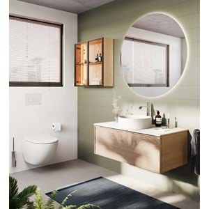 VİTRA DELUXE AYDINLATMALI AYNA 80 cm