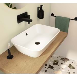 VİTRA GEO ÇANAK LAVABO 60 CM BEYAZ (su taşma delikli)