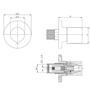 ARTEMA ANKASTRE STOP VALF SIVA ÜSTÜ YENİ