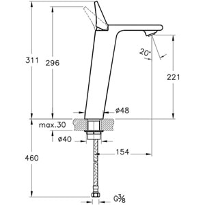 Vitra Memoria Lavabo Bataryası (Yüksek) A42331