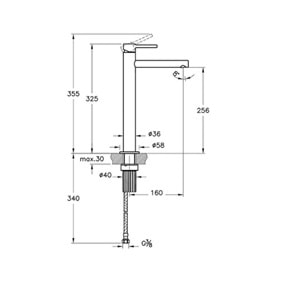 VİTRA ORİGİN LAVABO BATARYASI ÇANAK LARGE FIRÇALI NİKEL