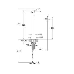 VİTRA ORİGİN LAVABO BATARYASI YÜKSEK LARGE