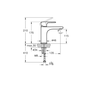 ARTEMA ROOT ROUND LARGE LAVABO BATARYASI MAT SİYAH