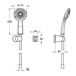 ARTEMA SAMBA 3F EL DUŞU TAKIMI
