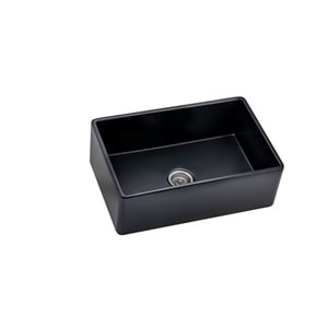 ROMA 30 SERAMİK MUTFAK EVİYESİ SİYAH (755x505x252)