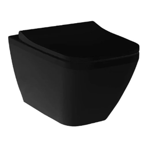 VİTRA İNTEGRA SQUARE RİMEX ASMA MAT SİYAH