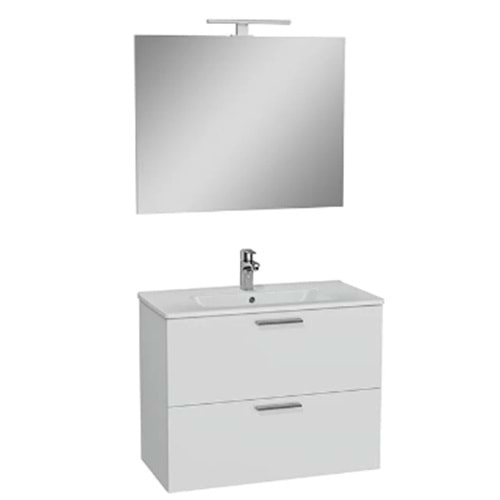 VİTRA MİA LAVABO DOLABI SETİ BEYAZ 80 CM