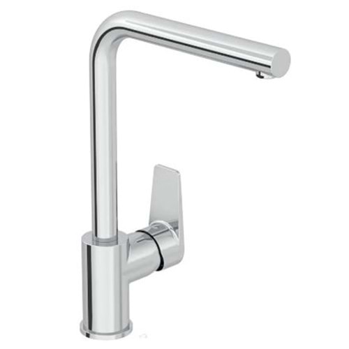 ARTEMA FLOW SQUARE L TİPİ EVİYE BATARYASI KROM