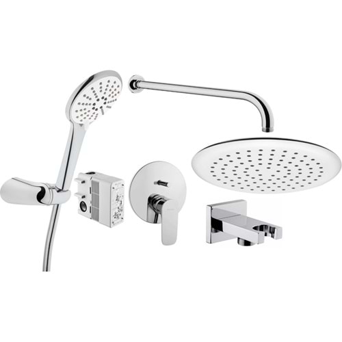 ARTEMA X-LİNE ANKASTRE DUŞ BATARYASI SETİ - SNOW