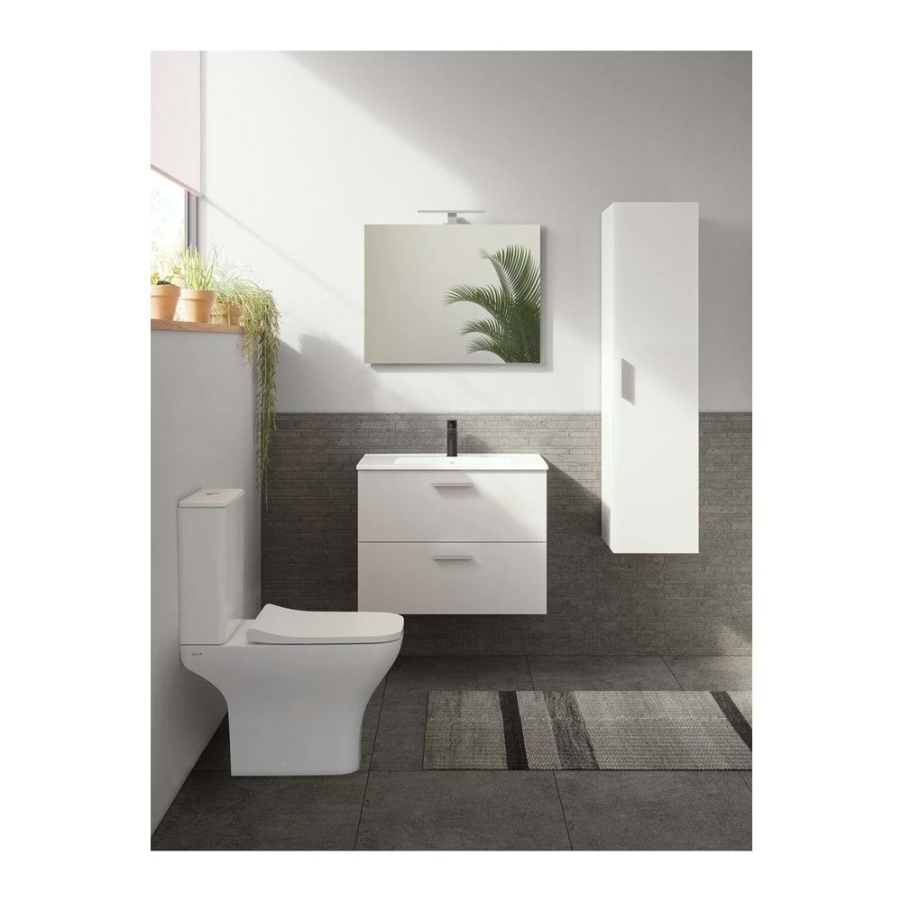 VİTRA MİA LAVABO DOLABI SETİ BEYAZ 80 CM