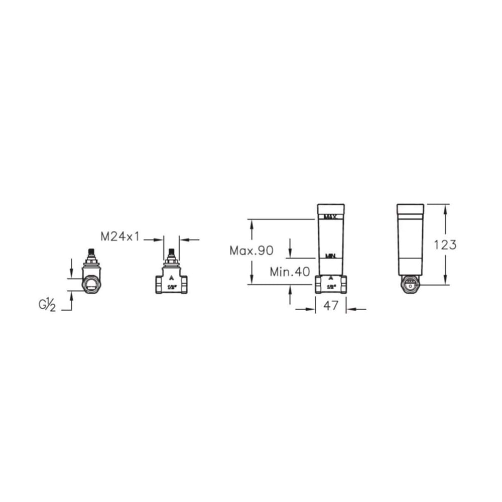 ARTEMA ANKASTRE STOP VALF SIVA ALTI