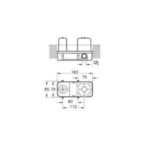 ARTEMA ANKASTRE LAVABO BATARYASI ( SIVA ALTI )