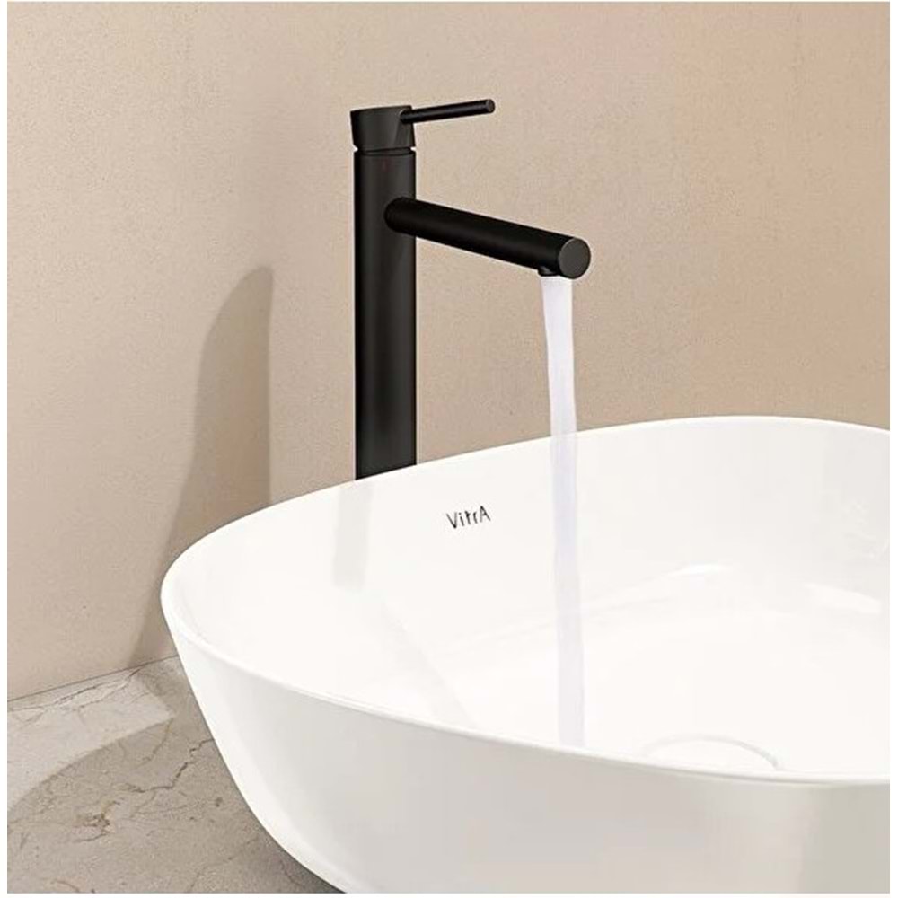 VİTRA ORİGİN YÜKSEK LAVABO BATARYASI - MAT SİYAH