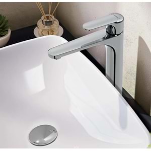 ARTEMA ROOT ROUND YÜKSEK LAVABO BATARYASI KROM