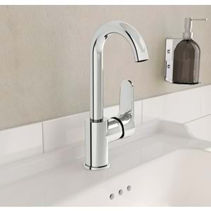 ARTEMA ROOT ROUND DÖNER BORULU LAVABO BATARYASI KROM