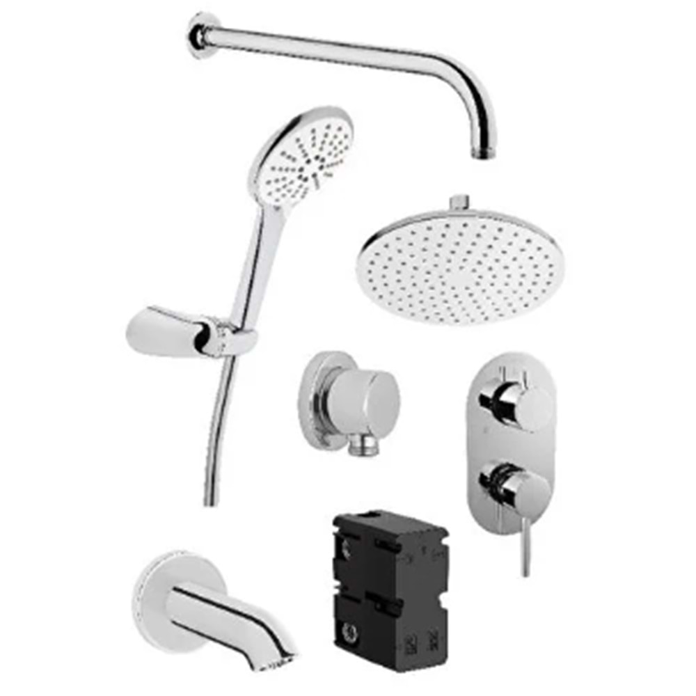 ARTEMA MİNİMAX S ANKASTRE BANYO SETİ (SNOW 3F)