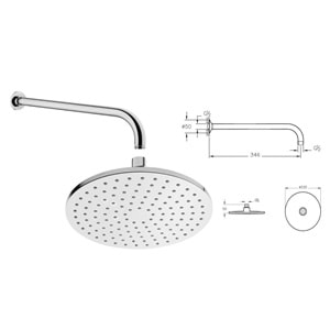 ARTEMA MİNİMAX S ANKASTRE BANYO SETİ (SNOW 3F)