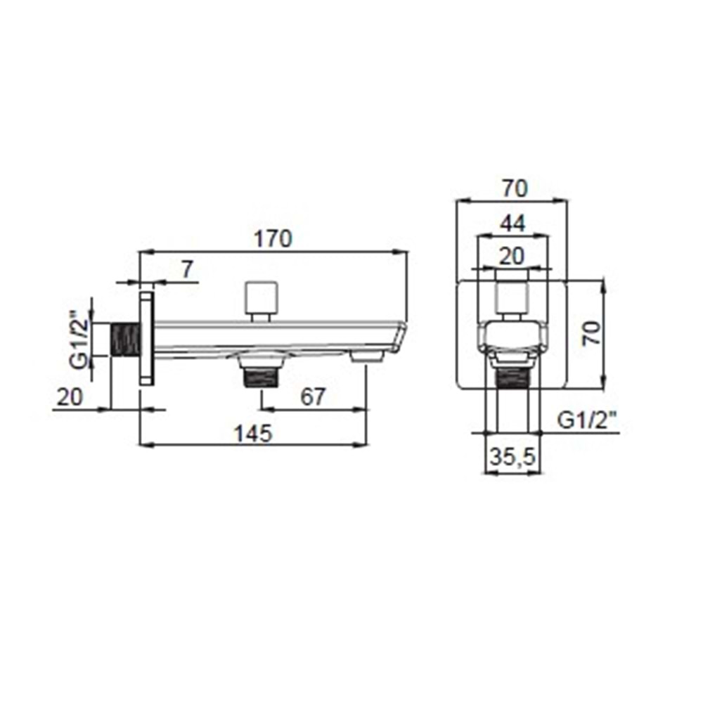 ADEL AZURE ANKASTRE DUŞ BATARYASI ÇIKIŞ UCU