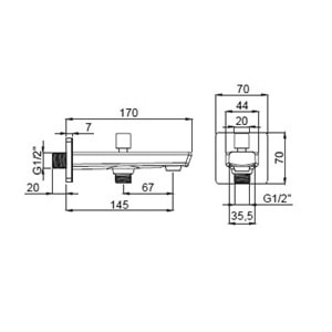 ADEL AZURE ANKASTRE DUŞ BATARYASI ÇIKIŞ UCU